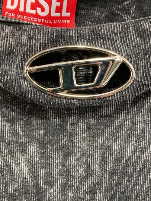 DIESEL（ディーゼル）DIESEL (ディーゼル) O-Rossiシェイプミディスカート ブラック サイズ:Mの古着・服飾アイテム