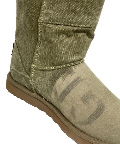 UGG（アグ）UGG (アグ) GALLERY DEPT (ギャラリー デプト) Canvas Boot オリーブ サイズ:24の古着・服飾アイテム