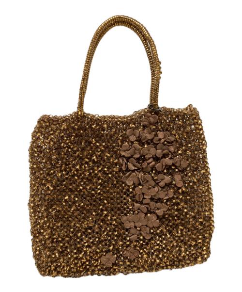 ANTEPRIMA（アンテプリマ）ANTEPRIMA (アンテプリマ) ワイヤーハンドバッグ ブラウンの古着・服飾アイテム