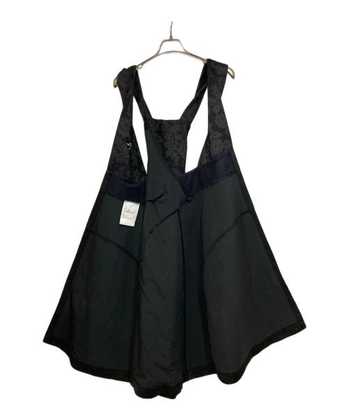 tricot COMME des GARCONS（トリココムデギャルソン）tricot COMME des GARCONS (トリココムデギャルソン) 花柄ジャガードジャンパースカート/ワンピース ブラック サイズ:Mの古着・服飾アイテム