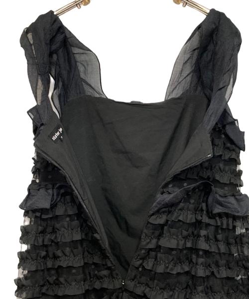 Sister Jane（シスタージェーン）Sister Jane (シスタージェーン) Rumba Ruffle Midi Dress ブラック サイズ:Sの古着・服飾アイテム