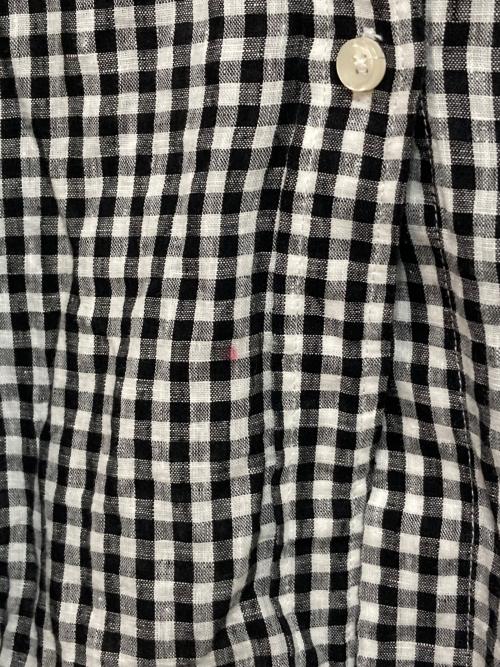 SLOBE IENA（スローブ イエナ）SLOBE IENA (スローブ イエナ) リネンコットンレギュラーシャツ ブラック×ホワイト サイズ:-の古着・服飾アイテム