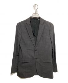 TOMORROW LAND（トゥモローランド）の古着「ストレッチトロピカルテーラードジャケット」｜グレー