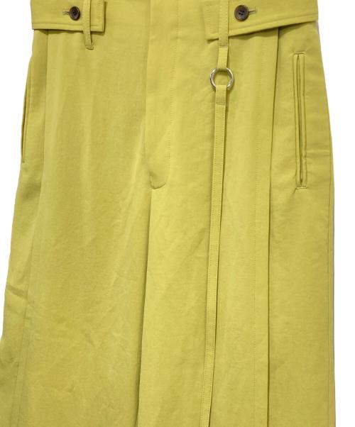 PUBLIC TOKYO（パブリックトウキョウ）PUBLIC TOKYO (パブリックトウキョウ) シルキーギャバワイドパンツ グリーン サイズ:1の古着・服飾アイテム