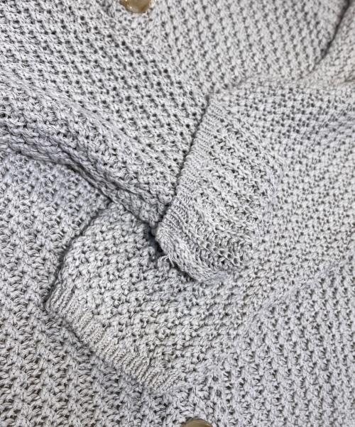 Plage（プラージュ）Plage (プラージュ) Tape Yarn Cropped カーディガン グレー サイズ:-の古着・服飾アイテム