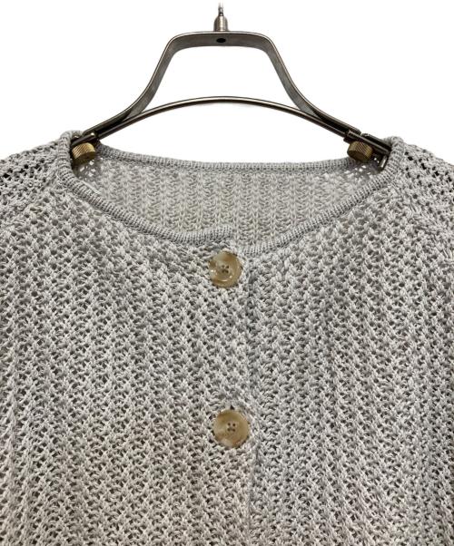 Plage（プラージュ）Plage (プラージュ) Tape Yarn Cropped カーディガン グレー サイズ:-の古着・服飾アイテム