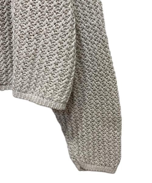 Plage（プラージュ）Plage (プラージュ) Tape Yarn Cropped カーディガン グレー サイズ:-の古着・服飾アイテム
