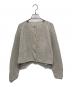 Plage（プラージュ）の古着「Tape Yarn Cropped カーディガン」｜グレー