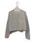 Plage (プラージュ) Tape Yarn Cropped カーディガン グレー サイズ:-：7000円