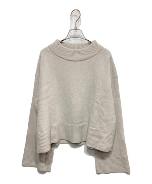 MUSE de Deuxieme Classe（ミューズ ドゥーズィエム クラス）MUSE de Deuxieme Classe (ミューズ ドゥーズィエム クラス) ミドルゲージプルオーバーニット ベージュ サイズ:記載なしの古着・服飾アイテム