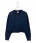 IENA（イエナ）の古着「コットン裏毛クロップドプルオーバー」｜ネイビー