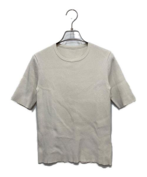 MUSE de Deuxieme Classe（ミューズ ドゥーズィエム クラス）MUSE de Deuxieme Classe (ミューズ ドゥーズィエム クラス) DINER B RIB クルーネックプルオーバー ホワイト サイズ:-の古着・服飾アイテム