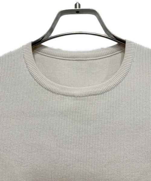 MUSE de Deuxieme Classe（ミューズ ドゥーズィエム クラス）MUSE de Deuxieme Classe (ミューズ ドゥーズィエム クラス) DINER B RIB クルーネックプルオーバー ホワイト サイズ:-の古着・服飾アイテム