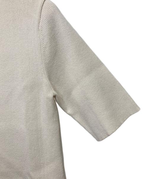 MUSE de Deuxieme Classe（ミューズ ドゥーズィエム クラス）MUSE de Deuxieme Classe (ミューズ ドゥーズィエム クラス) DINER B RIB クルーネックプルオーバー ホワイト サイズ:-の古着・服飾アイテム