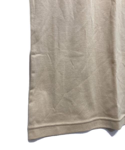 IENA（イエナ）IENA (イエナ) ATON (エイトン) 別注 SUVIN FRAISE ショートスリーブ Tシャツ ベージュ サイズ:02の古着・服飾アイテム