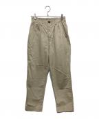 journal standard luxeジャーナルスタンダード ラックス）の古着「チノ タックテーパーパンツ」｜ベージュ