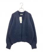 ATONエイトン）の古着「WOOL CASHMERE SILK カーディガン」｜ネイビー