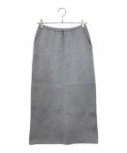 IENAイエナ）の古着「スーパーファインスムースニットスカート」｜グレー