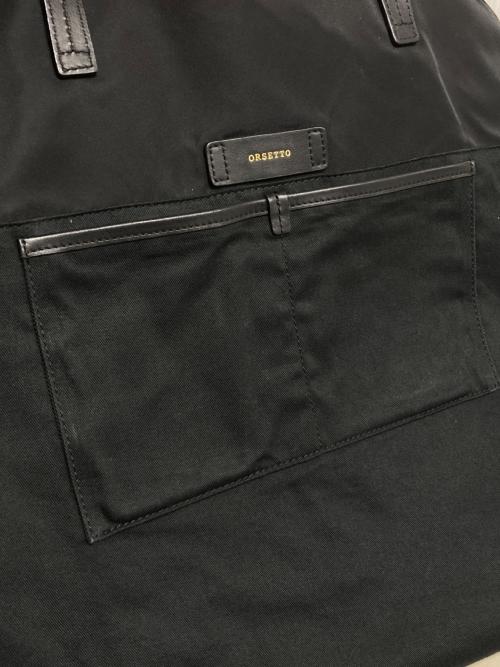 ORSETTO（オルセット）ORSETTO (オルセット) トートバッグ ブラックの古着・服飾アイテム