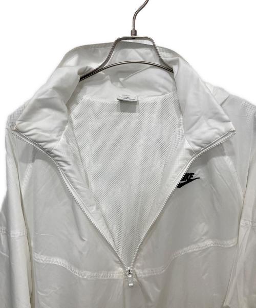 NIKE（ナイキ）NIKE (ナイキ) ウィンドランナー ルーズ ウーブン フーデッド ジャケット ホワイト サイズ:XLの古着・服飾アイテム