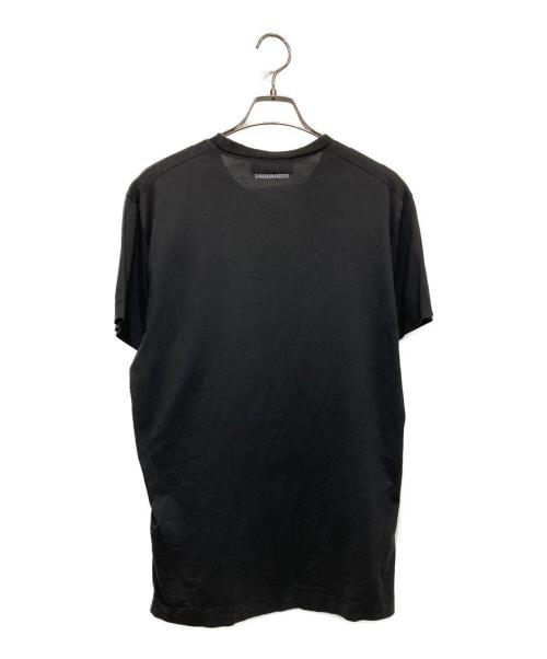 DSQUARED2（ディースクエアード）DSQUARED2 (ディースクエアード) プリントTシャツ ブラック サイズ:Mの古着・服飾アイテム