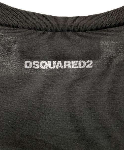 DSQUARED2（ディースクエアード）DSQUARED2 (ディースクエアード) プリントTシャツ ブラック サイズ:Mの古着・服飾アイテム