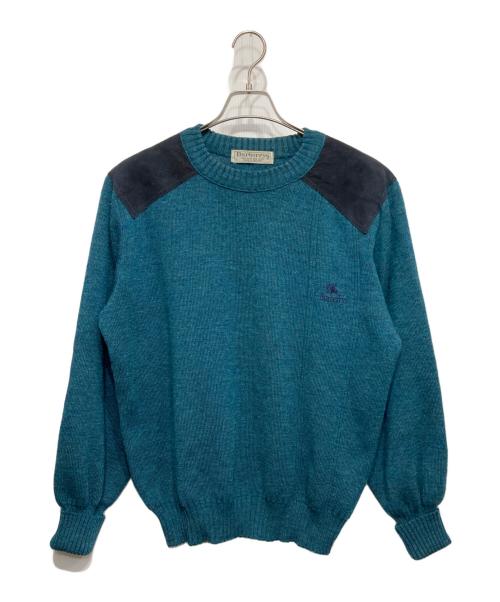 Burberry's（バーバリー）Burberry's (バーバリーズ) コマンドセーター ブルー サイズ:Lの古着・服飾アイテム
