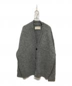 TODAYFULトゥデイフル）の古着「Brashed Vneck Cardigan」｜グレー