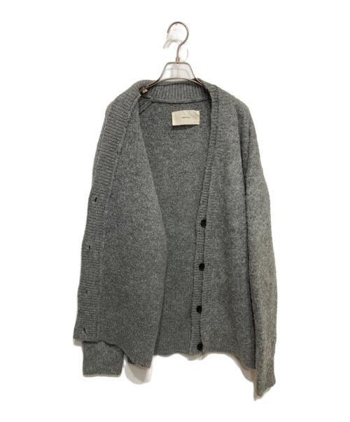 TODAYFUL（トゥデイフル）TODAYFUL (トゥデイフル) Brashed Vneck Cardigan グレー サイズ:Freeの古着・服飾アイテム