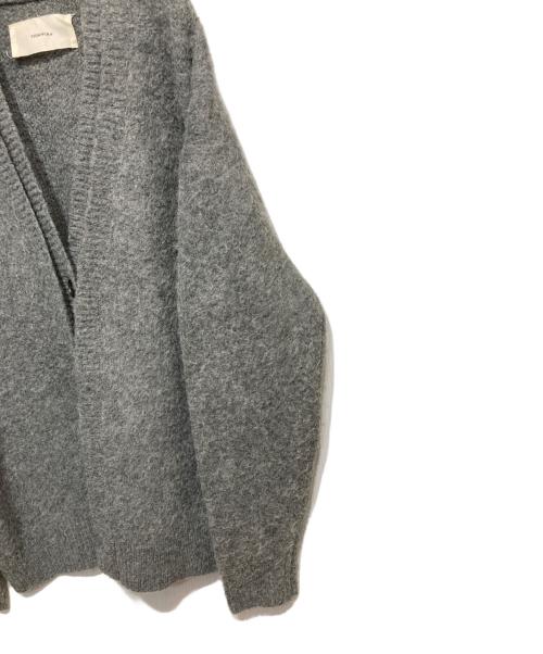 TODAYFUL（トゥデイフル）TODAYFUL (トゥデイフル) Brashed Vneck Cardigan グレー サイズ:Freeの古着・服飾アイテム