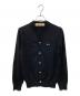 PLAY COMME des GARCONS（プレイコムデギャルソン）の古着「ニットカーディガン」｜ブラック