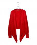 MIU MIUミュウミュウ）の古着「カシミヤトッパーカーディガン」｜レッド