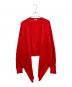 MIU MIU（ミュウミュウ）の古着「カシミヤトッパーカーディガン」｜レッド