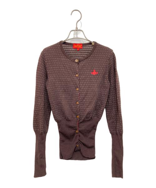 Vivienne Westwood RED LABEL（ヴィヴィアンウエストウッドレッドレーベル）Vivienne Westwood RED LABEL (ヴィヴィアンウエストウッドレッドレーベル) アイコンカーディガン ブラウン サイズ:2の古着・服飾アイテム