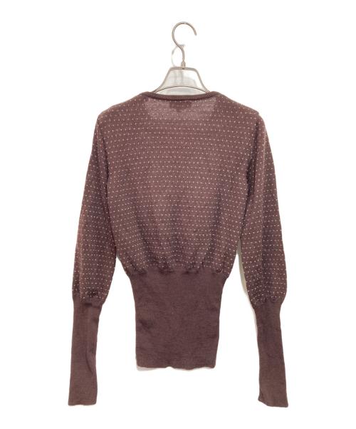 Vivienne Westwood RED LABEL（ヴィヴィアンウエストウッドレッドレーベル）Vivienne Westwood RED LABEL (ヴィヴィアンウエストウッドレッドレーベル) アイコンカーディガン ブラウン サイズ:2の古着・服飾アイテム