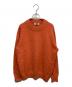 H BEAUTY&YOUTH UNITED ARROWS（エイチ ビューティアンドユース ユナイテッドアローズ）の古着「C/RCN MOCK CREW NECK KNIT」｜オレンジ