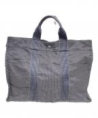 HERMESエルメス）の古着「エールラインMMトートバッグ」｜グレー