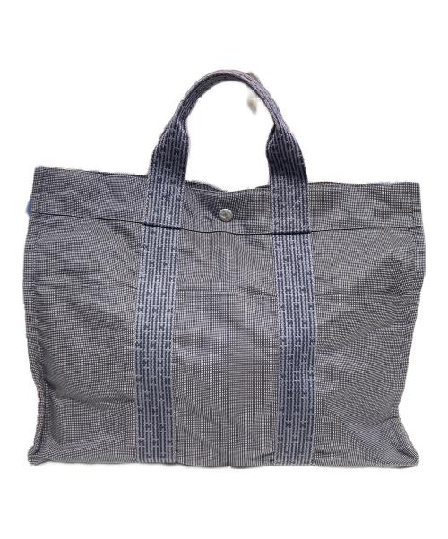 HERMES（エルメス）HERMES (エルメス) エールラインMMトートバッグ グレーの古着・服飾アイテム
