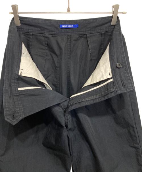 neithers（ネイダス）neithers (ネイダス) テーパードスラックス ブラック サイズ:3の古着・服飾アイテム