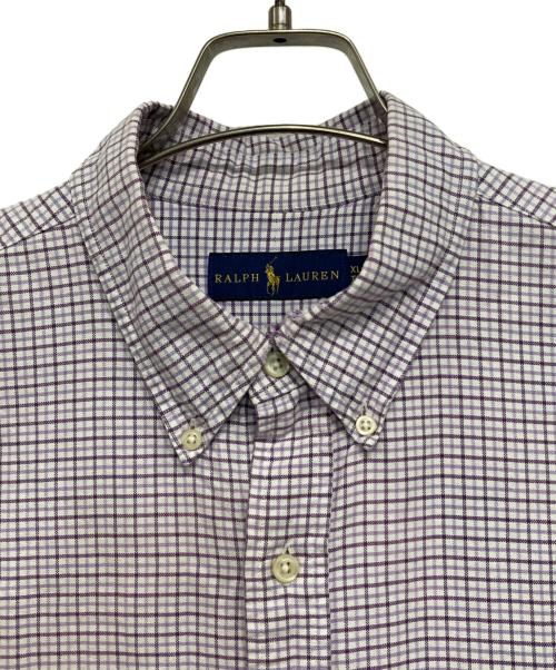 POLO RALPH LAUREN（ポロ・ラルフローレン）POLO RALPH LAUREN (ポロ・ラルフローレン) ボタンダウンシャツ ラベンダー サイズ:XLの古着・服飾アイテム
