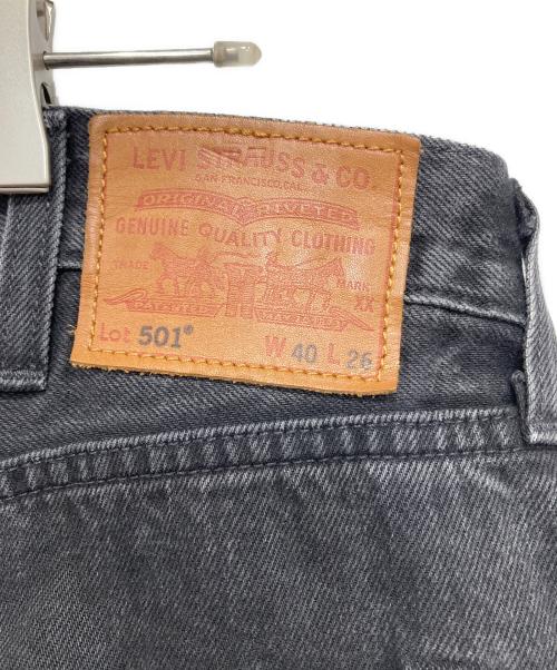 LEVI'S PReMIUM（リーバイス プレミアム）LEVI'S PReMIUM (リーバイスプレミアム) EDIFICE (エディフィス) デニムパンツ ブラック サイズ:W40　L26の古着・服飾アイテム