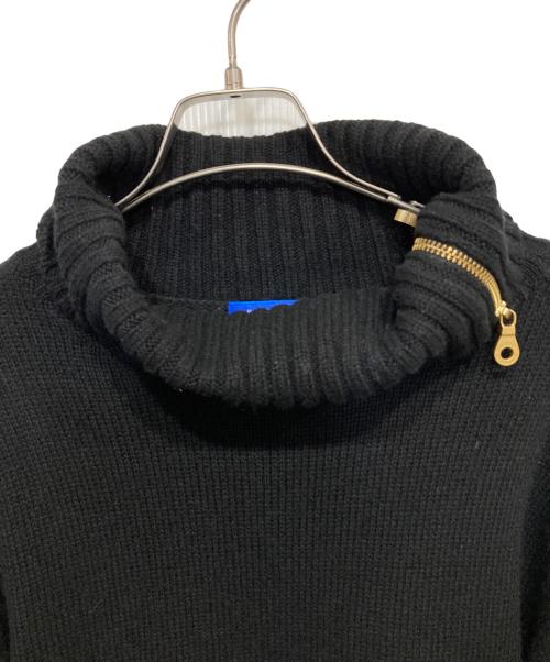 BLUE LABEL CRESTBRIDGE（ブルーレーベルクレストブリッジ）BLUE LABEL CRESTBRIDGE (ブルーレーベルクレストブリッジ) アーガイルニット エンジ×ブラック サイズ:38の古着・服飾アイテム