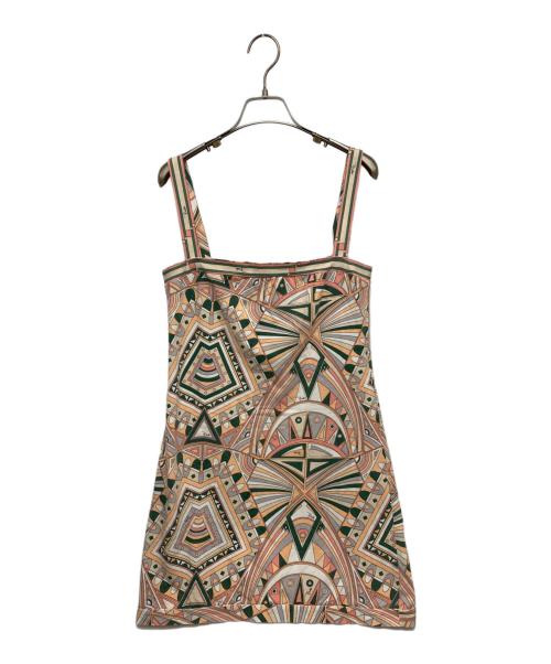 Emilio Pucci（エミリオ プッチ）Emilio Pucci (エミリオ プッチ) キャミソールカットソー ベージュ サイズ:36の古着・服飾アイテム