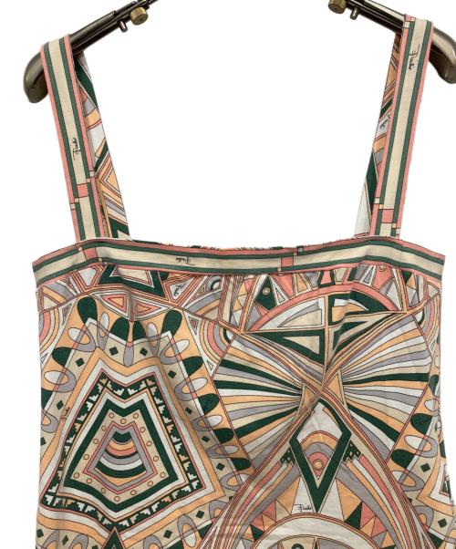 Emilio Pucci（エミリオ プッチ）Emilio Pucci (エミリオ プッチ) キャミソールカットソー ベージュ サイズ:36の古着・服飾アイテム
