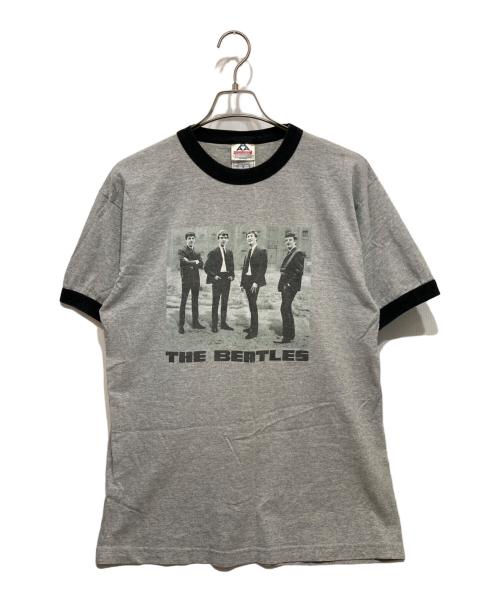 AAA（トリプルエー）AAA (トリプルエー) ビートルズ-プリントTシャツ ライトグレー サイズ:Lの古着・服飾アイテム