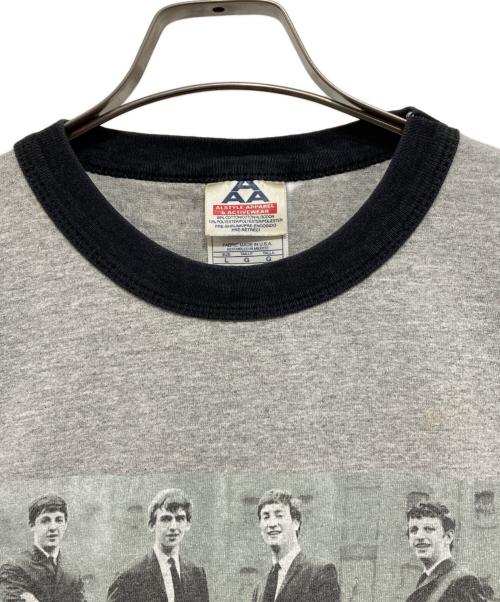 AAA（トリプルエー）AAA (トリプルエー) ビートルズ-プリントTシャツ ライトグレー サイズ:Lの古着・服飾アイテム