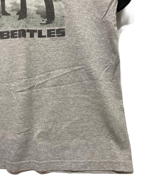 AAA（トリプルエー）AAA (トリプルエー) ビートルズ-プリントTシャツ ライトグレー サイズ:Lの古着・服飾アイテム