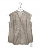 Apuweiser-richeアプワイザーリッシェ）の古着「ワークディティールブラウス」｜ライトピンク