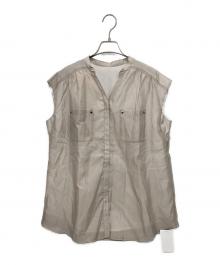 Apuweiser-riche（アプワイザーリッシェ）の古着「ワークディティールブラウス」｜ライトピンク