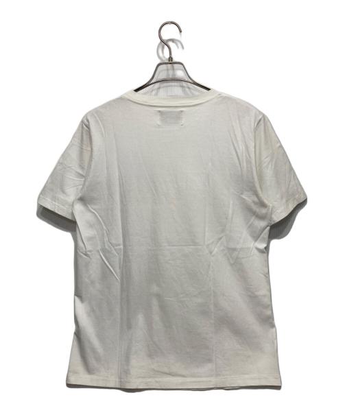 WESTOVERALLS（ウエストオーバーオールズ）WESTOVERALLS (ウエストオーバーオールズ) プリントフリンジTシャツ ホワイト サイズ:Sの古着・服飾アイテム